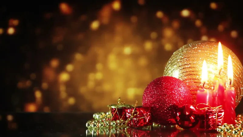 一起草网站圣诞节庆祝氛围视频素材